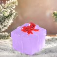 thumbnail image 4 of WRKEKC Clearance 12pcs Christmas Luminous Mini Gift Box Micro Small Ornaments Transparent Gift Box DIY Small Accessories, 4 of 6