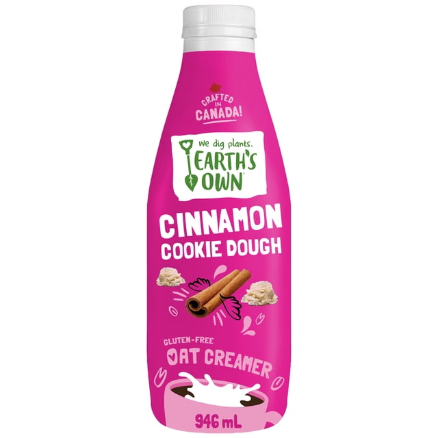 Earth's Own Cinnamon Cookie Dough Gluten-Free Oat Coffee Creamer, 946ml