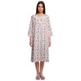 thumbnail image 1 of Moomaya Chemise de Nuit d'Allaitement en Coton Imprimée pour Femmes, 1 of 6