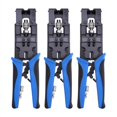 thumbnail image 1 of 3 Pcs Outil de Compression Coaxial Durable Connecteur de Crêpe BNC/RCA/F RG59/58/6 Coupe-Fil, 1 of 8