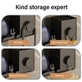 thumbnail image 4 of SuoKom Hair Tool Organizer, Bathroom Organizer for Hair Tools , Bathroom Organizer Basket Hair Supplies Organizer Storage Hair Dryer Holder- Wall Mount No Drilling, 4 of 9