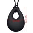 thumbnail image 3 of DPTALR Teardrop Hanger Baby Kids Teething Chewing Chain Soft Silicons Teether Toys, 3 of 3