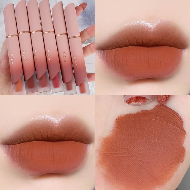 HOARBOEG Lip And Cheek-Use Powder Blusher Mist Does Not Stick To The Ccup White Matte Lip Glaze Clearance Sale