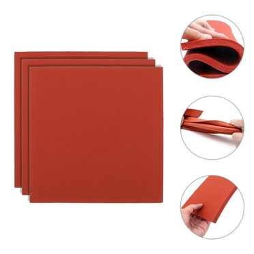 Silicone Heat Press Mat Pad, 3pcs 15x15cm Silicone Pad for Heat Press Machine Flat Heat Transfers Press Replacement Pad