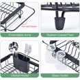 thumbnail image 2 of YOPTOP Expandable Dish Drying Rack, Dish Rack, over Sink Dish Drainer Black, 2 of 7