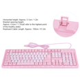 thumbnail image 2 of Baohd Clavier Filaire Rose Fournitures de Bureau Accessoires Ménagers Mignons, 2 of 6