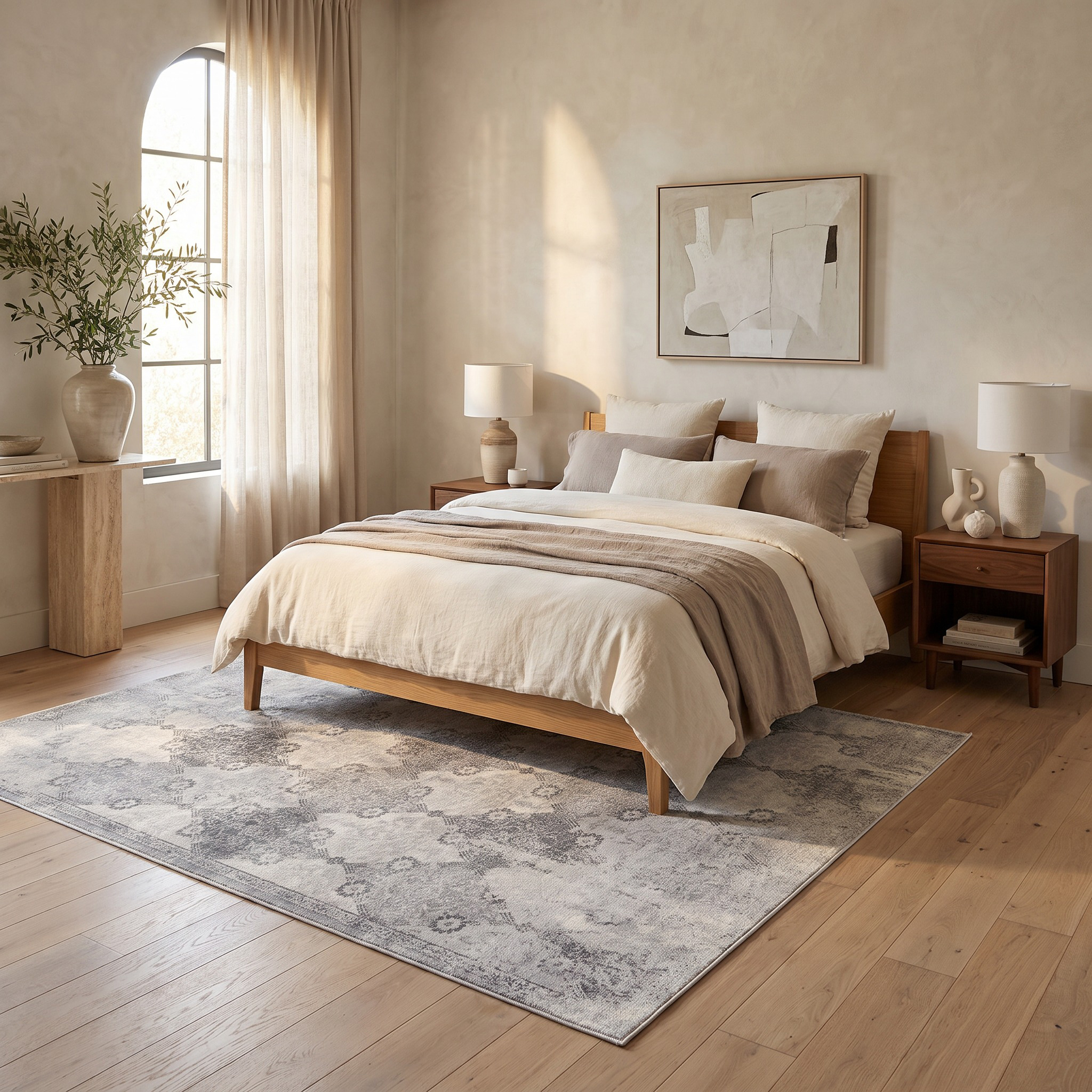 Rug Branch Havana Collection Tapis traditionnel en détresse