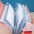 thumbnail image 3 of Clearance! beishanbush Home Decor Expanding File Folder 5 Pocket Folders for Documents Plastic File Folders Documents Folder with Snap Closure and Pocket A4 Size File for School A Red, 3 of 8