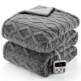 thumbnail image 1 of EDTara ETL Certified Sherpa Electric Blanket, Fast Heating with 10 Adjustable Heat & Timer Levels, Machine Washable, 1 of 10