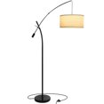 thumbnail image 2 of Brightech Grayson Modern Industrial Style Arc Floor Lamp w/Adjustable Arm, Black, 2 of 11