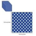thumbnail image 2 of Lot de 12 Serviettes en Papier Patriotiques Rouges et Bleues avec Star et Rayures pour Fêtes du 4 Juillet, Souper de la Fête de l'Indépendance et Fournitures Jetables pour la Cuisine, 2 of 6