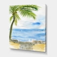 thumbnail image 3 of Designart Palm Beach Resort At Dawn II Canvas Wall Art, 3 of 4