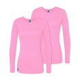 thumbnail image 1 of Adar sous-Couches pour Femmes, Lot de 2 - T-Shirt de sous-Couche à Manches Longues Confortable, 1 of 7