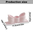 thumbnail image 2 of Candle Holder Candy Color Bow Candle Holder Long Candle Candlestick Gypsum Bow Candle Holder For Table Wedding Dinning Table Centerpiece, 2 of 6
