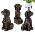 thumbnail image 2 of 3PCS Planters Pot Feet Resin Planter Pots Risers Flower Pot Holder Decorative Pot Feets Handmade Plant Riser Dog Animal Statue Plant Stand for Garden Patios Improve Airflow Drainage, 2 of 10