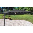 thumbnail image 4 of Parasol Suspendu 10 pied avec lumieres, 4 of 9
