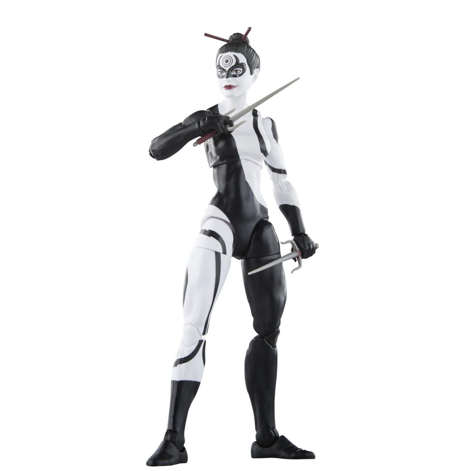 Hasbro Marvel Legends Series Marvel Knights, figurine Marvel's Lady Bullseye de 15 cm, bande dessinée à collectionner