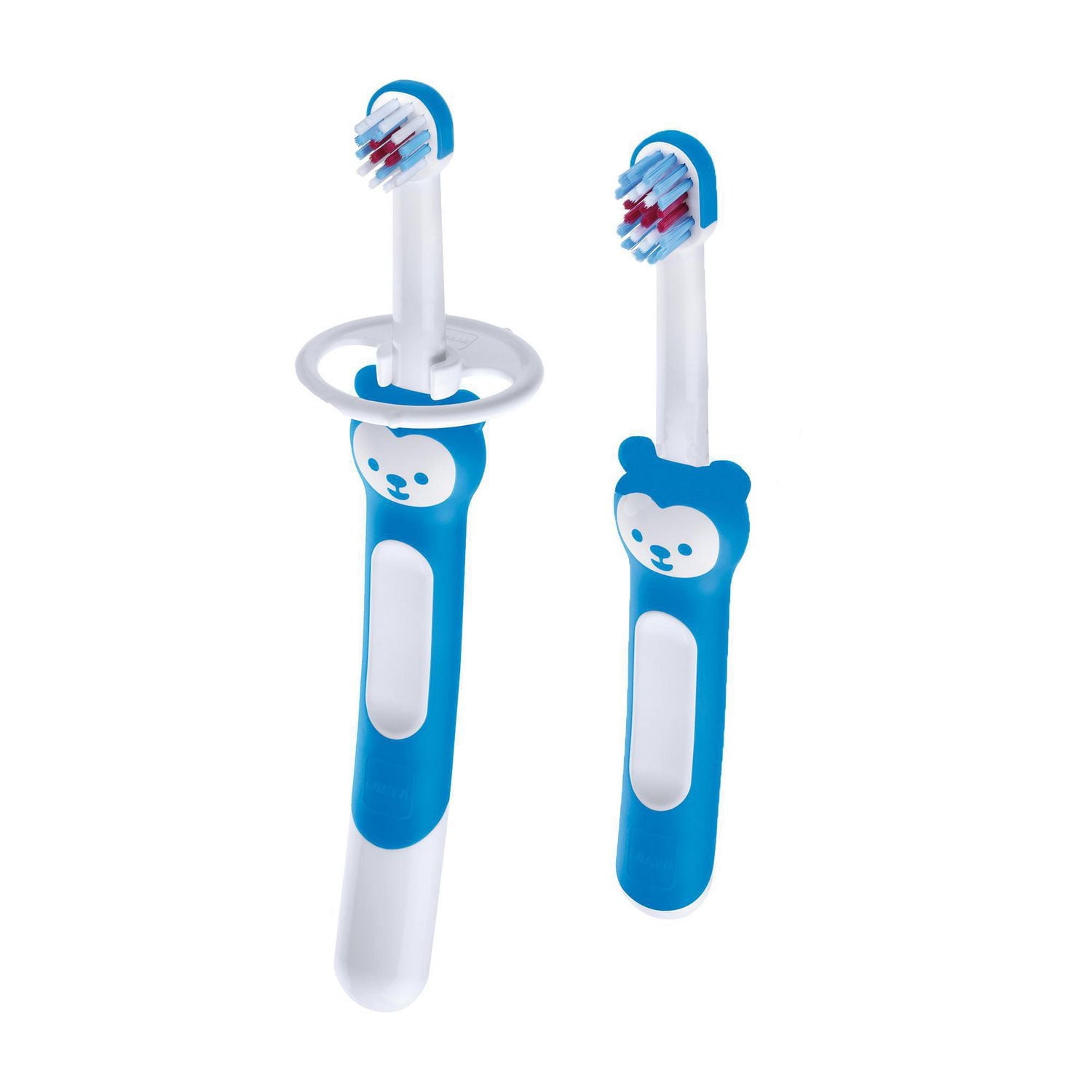 MAM Learn to Brush Set, Baby Toothbrush Set, Boy, 5+ Months
