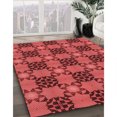 thumbnail image 3 of Ahgly Company Tapis d'Intérieur Lavables en Machine, Rectangle, Zone de Transition Orange, 2' x 4', 3 of 7