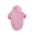 thumbnail image 1 of Dog Sweater for Fall and Winter with Velvet Hoodie Design Solid Color Pet Clothing 100% Polyester Machine Washable, 1 of 2