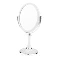 thumbnail image 1 of Tachiuwa Makeup Mirror Double-Side 1X/3X Magnification Tabletop Swivel Vanity Mirror Oval, 1 of 9