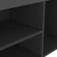 thumbnail image 5 of vidaXL Shoe Bench with Cushion Grey 80x30x47 cm Engineered Wood, 5 of 5
