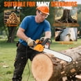 thumbnail image 2 of Thehsnt 58cc 20 Inch Gasoline Chainsaw,High Power Gas-powered Fast Cutting Gas Sawing , Handheld Cutting Wood Machine, 2 of 10
