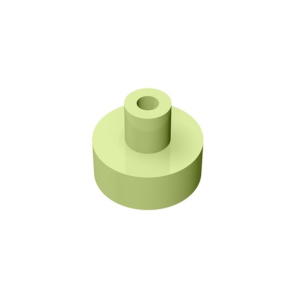20482 Tuile Ronde 1 x 1 avec Barre et Support de Broche pour Pièces de Blocs de Construction DIY Éducatif Classique Cadeau Jouets M0633-89