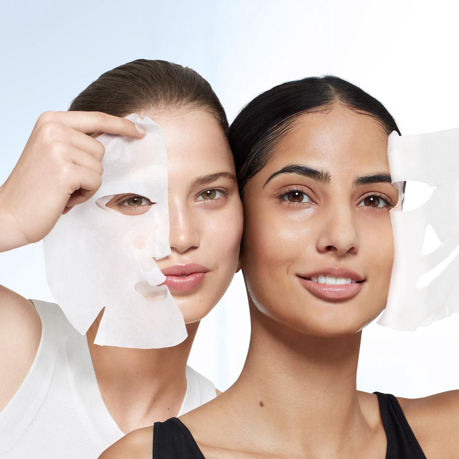Masque visage Garnier, soins de la peau éclaircissants et hydratants, acide hyaluronique + vitamine C, pour peau terne et inégale, 1 masque en tissu, 28 g