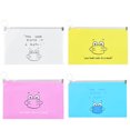 thumbnail image 1 of Sac Porte-Masque Bijoux Bagues Boucles d'Oreilles Masques Rangement Pochette PP Design Dessin Animé 2 Pcs Bleu 2 Pcs Rose, 1 of 7