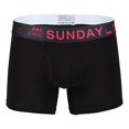 thumbnail image 4 of Mens Underwear Boxer Briefs Mid Length Mid Waist Weekday Underwear Boxers Shorts Pink M, 4 of 4