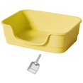 thumbnail image 2 of GROWTH TANK Large Cat Litter Box Enclosure Design Four Seasons High Sided Cat Litter Pan yellow, 2 of 9