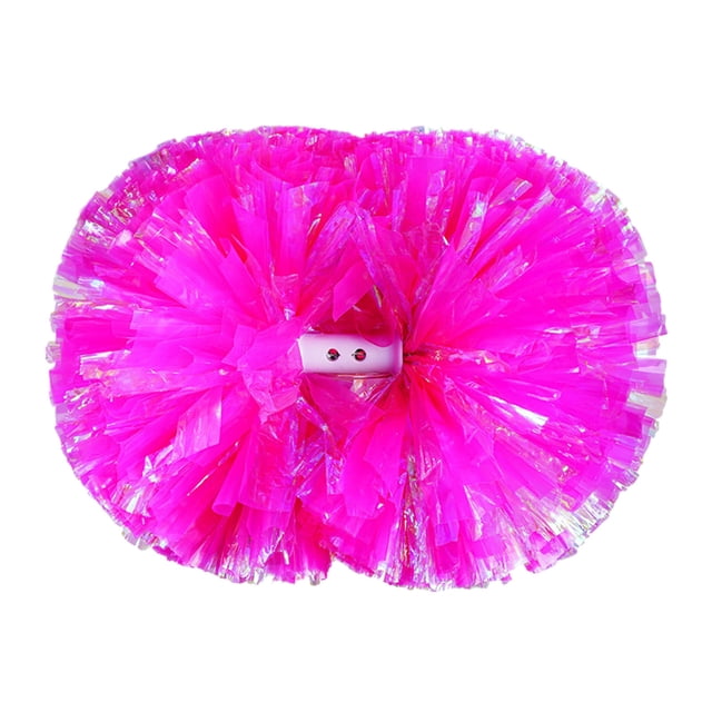 Cheerleading Handheld Colorful Flowers Sports Activities Performance Cheering Supplies Round Colorful Practical Material Lightweight Handle Design Off