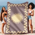 thumbnail image 2 of Qocolhg Serviette de Plage Surdimensionnée - Résistante au Sable, Séchage Rapide, Compacte, Douce et Absorbante - 100 % Microfibre - pour Piscine, Yoga, Voyage, Aventures en Plein Air et Cadeaux, 2 of 8