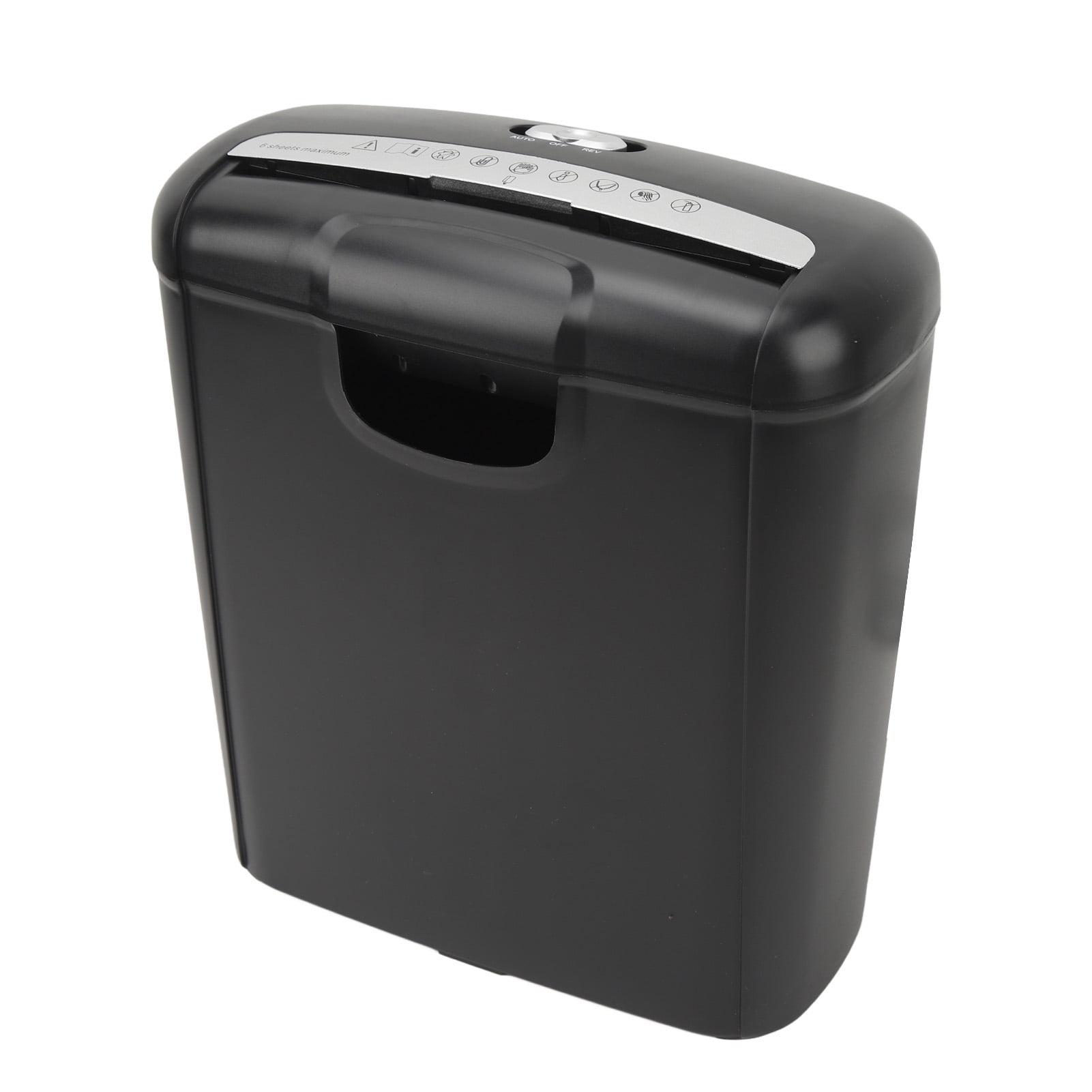 Cergrey Safe Operation Electric Paper Cutter Low Noise Shredder, Desktop Shredder, US Plug 110V, Black