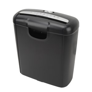 Cergrey Safe Operation Electric Paper Cutter Low Noise Shredder, Desktop Shredder, US Plug 110V, Black
