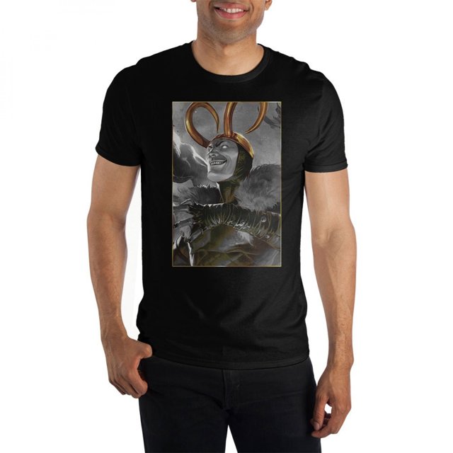 Marvel Loki Classic Comics Image T-Shirt-Large