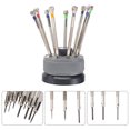 thumbnail image 3 of 9pcs Différentes Tailles Précision Plat Visseuse Tournevis Horloger Outils de Réparation 0.5mm-2.5mm, 3 of 9
