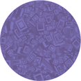 thumbnail image 1 of Ahgly Company Tapis de Zone Rond d'Intérieur Lavable à la Machine, Transitionnel, Violet Améthyste Violet, 6 Pieds Rond, 1 of 7