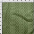thumbnail image 3 of oneOone Cotton Silk Fabric Dot & Floral Block Printed Craft Fabric BTY 42 Inch Wide, 3 of 4