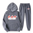 thumbnail image 1 of TIMIFIS Ensemble de Survêtement Gris pour Homme 2 Pcs à Capuche Athlétique Chandail Décontracté Course Jogging Ensemble de Sport SetsFall, 1 of 8