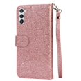 thumbnail image 3 of Case for FOXDOCK Samsung Galaxy S23 Plus Glitter Zipper Wallet Case with Short Hand Strap, 3 of 4
