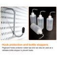 thumbnail image 4 of Uxcell 100 Pcs Embouts de Protection en Caoutchouc pour Panneau Perforé Diamètre Intérieur 4mm Noir, 4 of 7