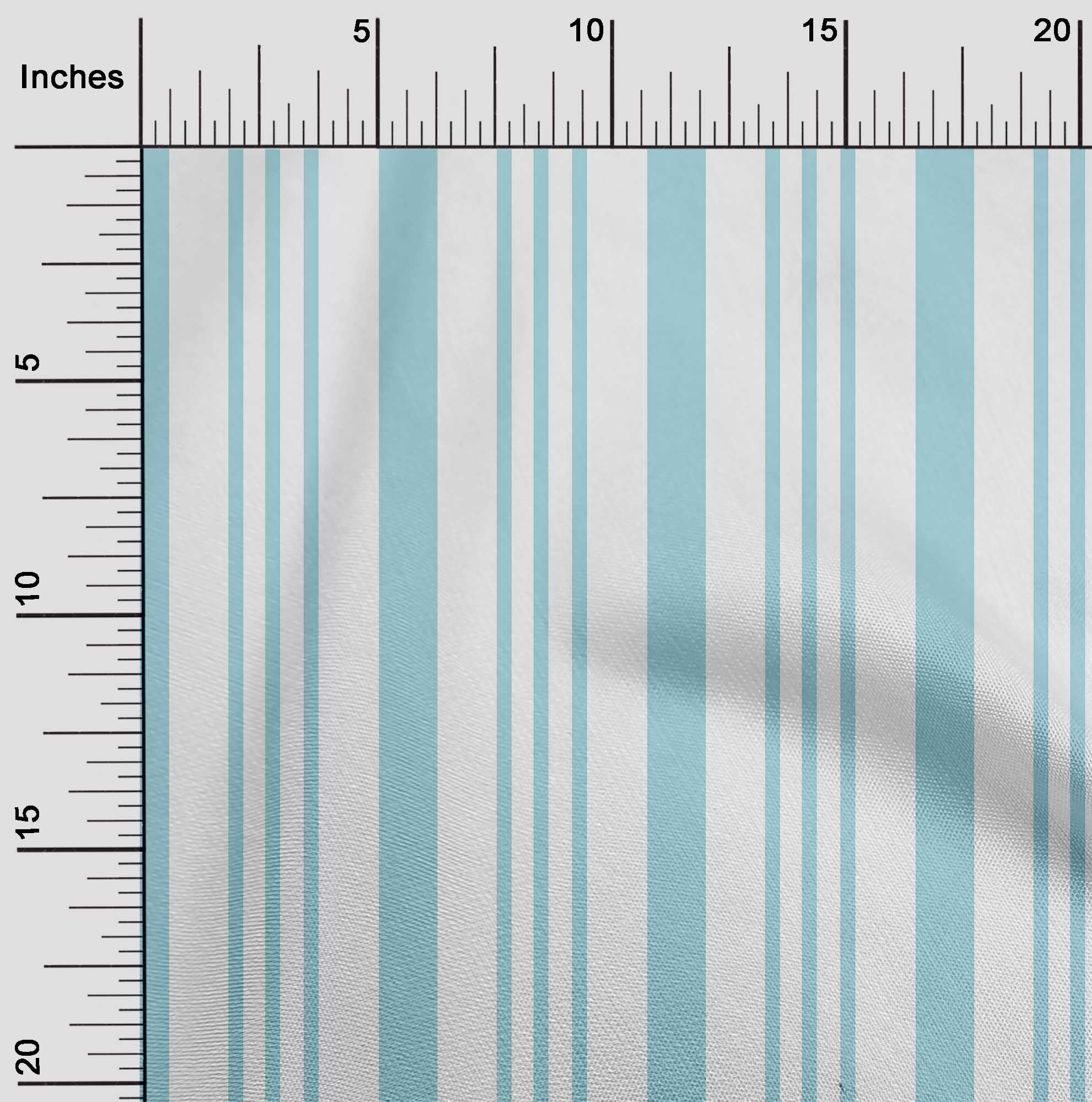 oneOone Cotton Poplin Fabric Stripe Fabric Prints By Yard 42 Inch Wide