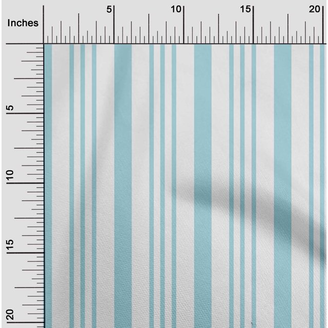 oneOone Silk Tabby Fabric Stripe Print Fabric By The Yard 42 Inch Wide