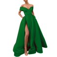 thumbnail image 2 of Robes de Soirée Formelles en Satin avec Poches, 2 of 4