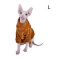 thumbnail image 1 of VONKY Polyester Doux et Durable Chandail pour Chat en Tissu Chats Multi-Tailles Vêtement pour Chat Petit Tissu pour Chat Brun TTG, 1 of 6