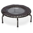 thumbnail image 2 of JumpSport 250 Fitness Rebounder Mini Trampoline & Handle Bar Accessory, Black, 2 of 8