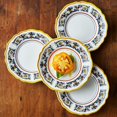 thumbnail image 3 of Sur La Table Nova Deruta Appetizer Plates Set of 4 White, 3 of 5