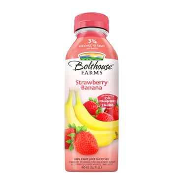 Bolthouse Farms Strawberry Banana Fruit Juice Smoothie, 450 mL
